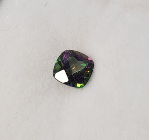 Mystic Topaz, Cushion cut, 1.14 cts Loose 1A 6mm x 6mm Gemstone