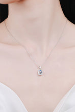 Load image into Gallery viewer, Square Moissanite Pendant on Adjustable 16&quot; Chain Necklace