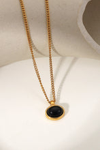 Load image into Gallery viewer, Natural Stone Geometric Pendant Necklace