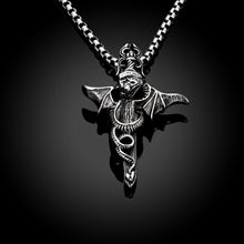 Load image into Gallery viewer, Father&#39;s Day Gift Stainless Steel Oriental Dragon &amp; Sword Men&#39;s Necklace